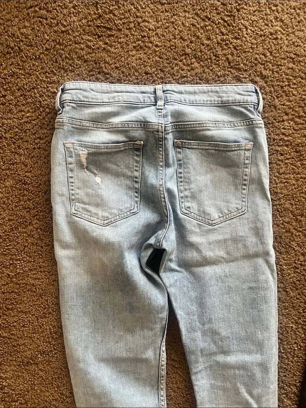 H&M boys Distressed Skinny Jeans — Light Blue size 11. Levis black size 16.
